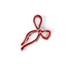 Crush Crush Very Demure Bow Hair Clip Red