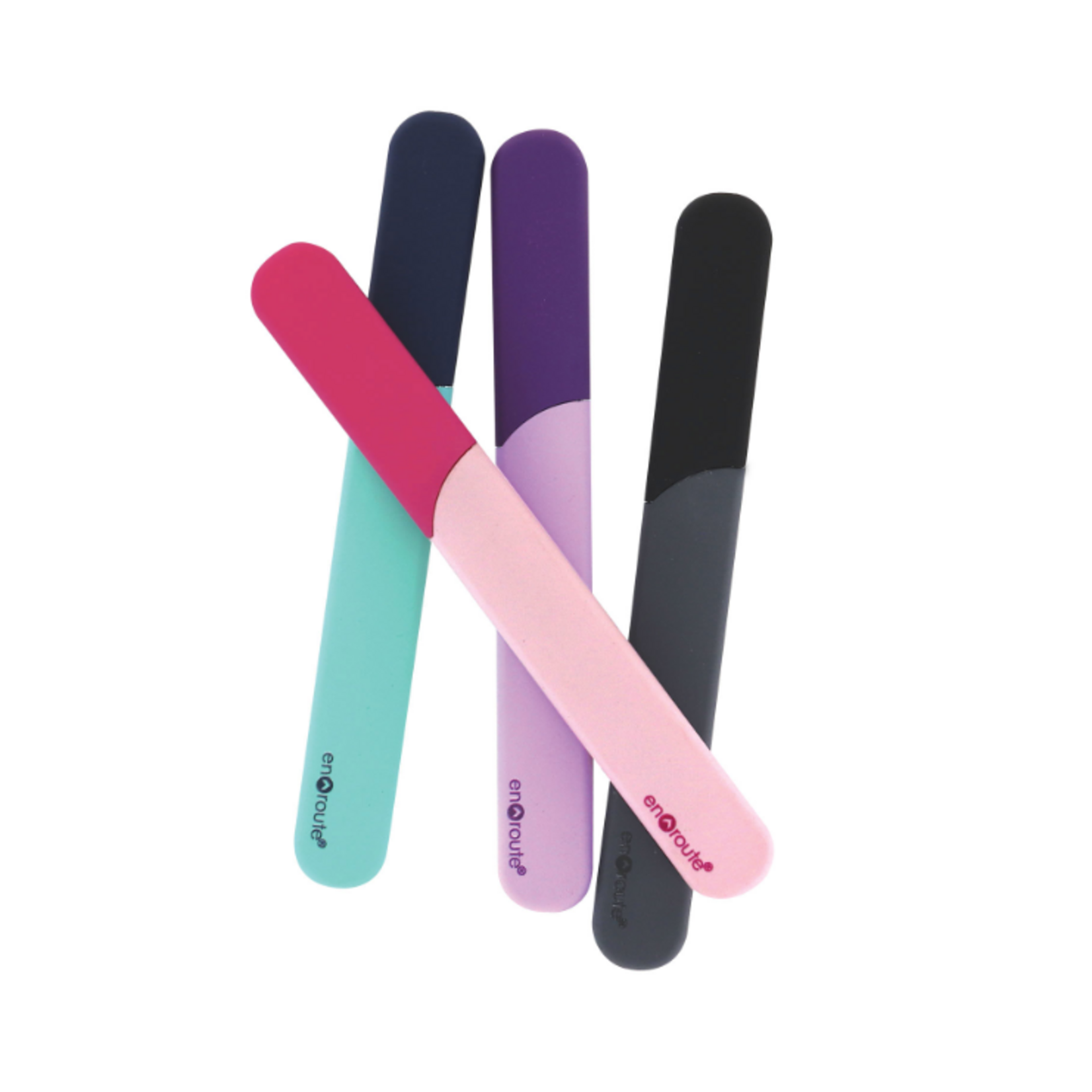 En Route En Route Glass Nail File & Travel Case Purple