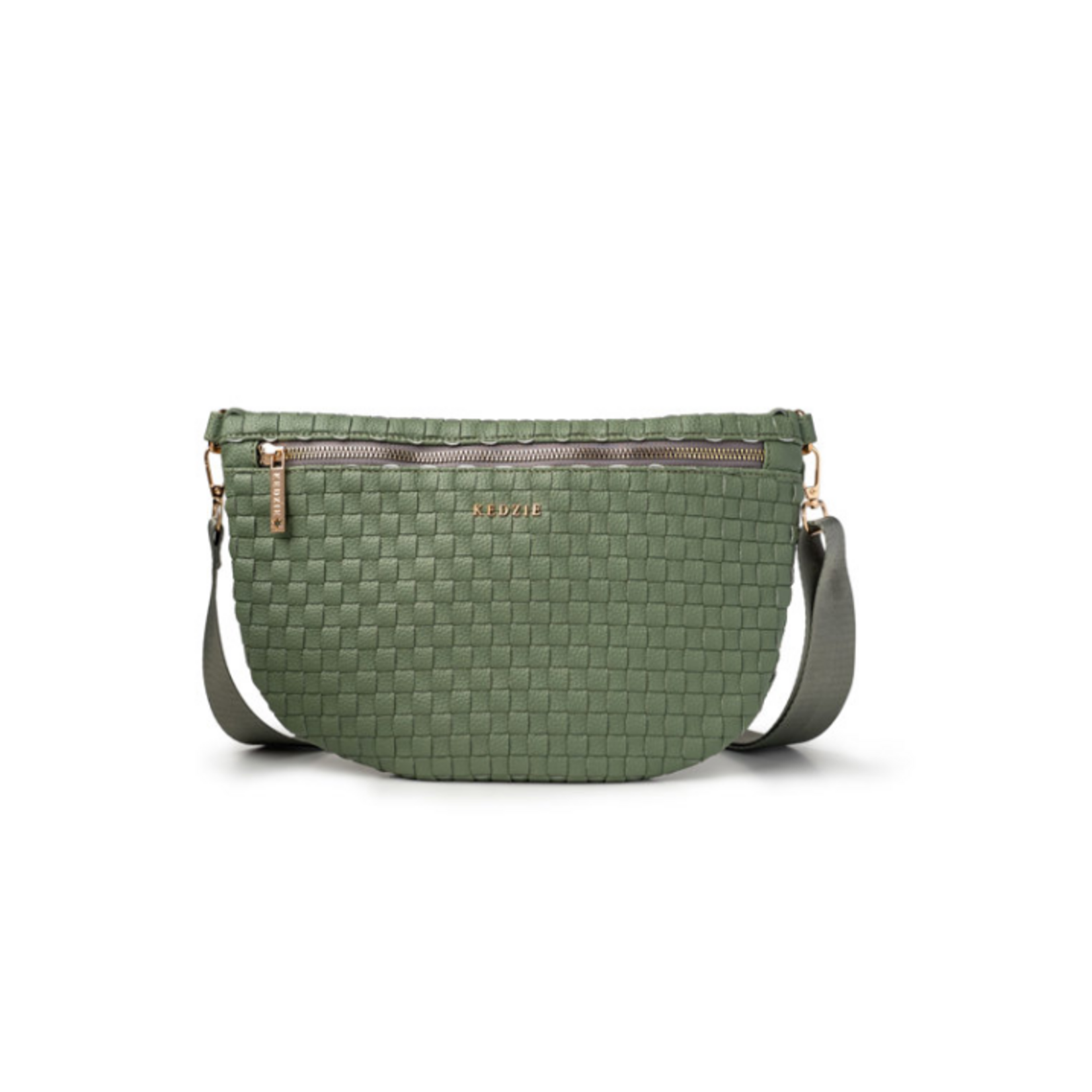 Kedzie Kedzie Terrace Woven Crossbody Green