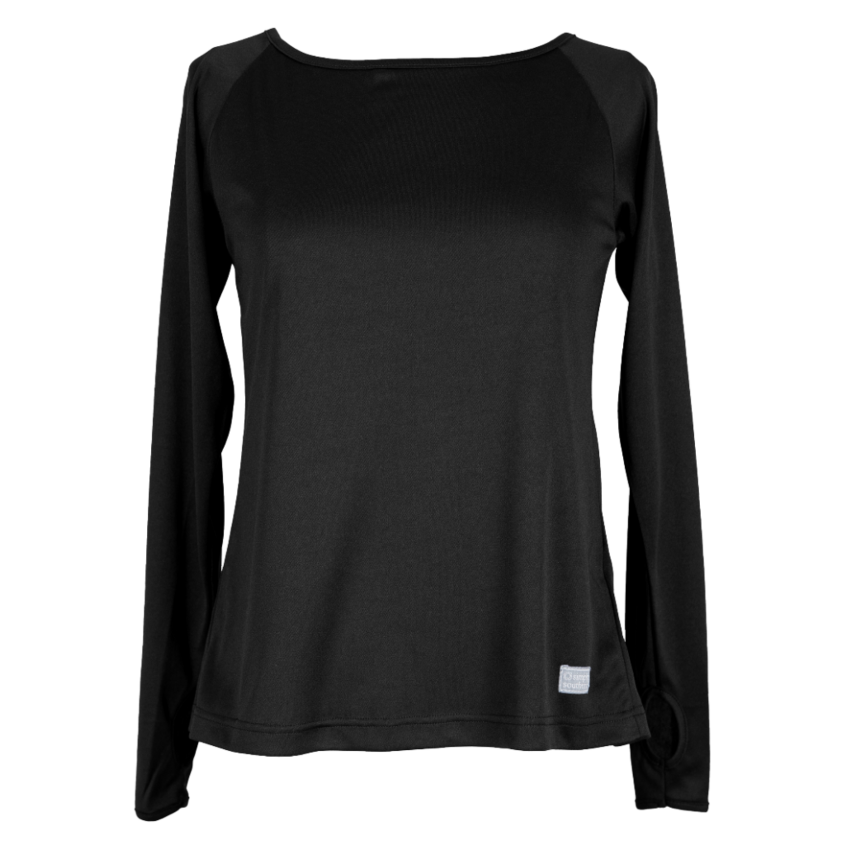 Simply Southern Simply Southern Long Sleeve Sport Top Black