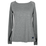 Simply Southern Simply Southern Long Sleeve Sport Top Heather Grey