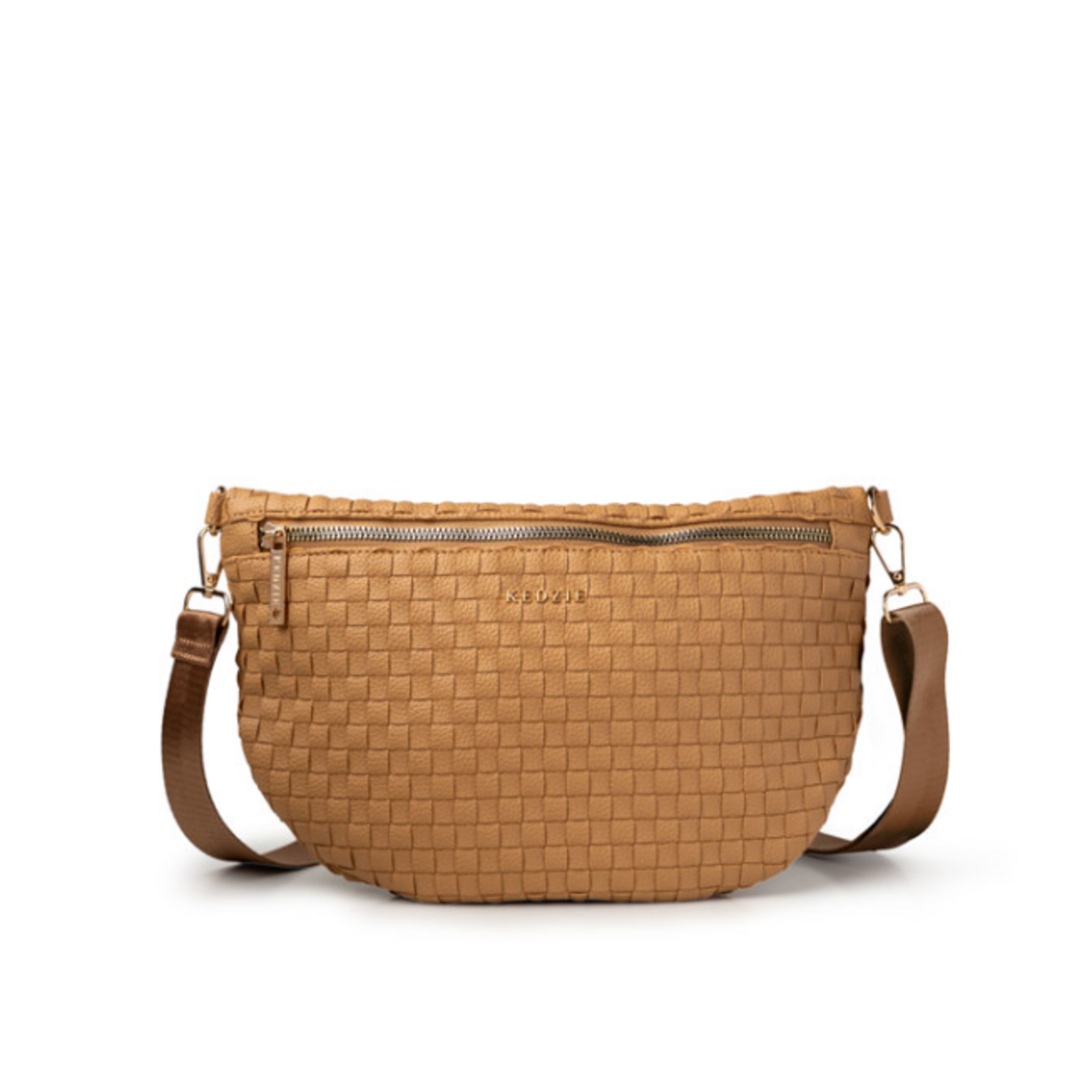 Kedzie Kedzie Terrace Woven Crossbody Tan