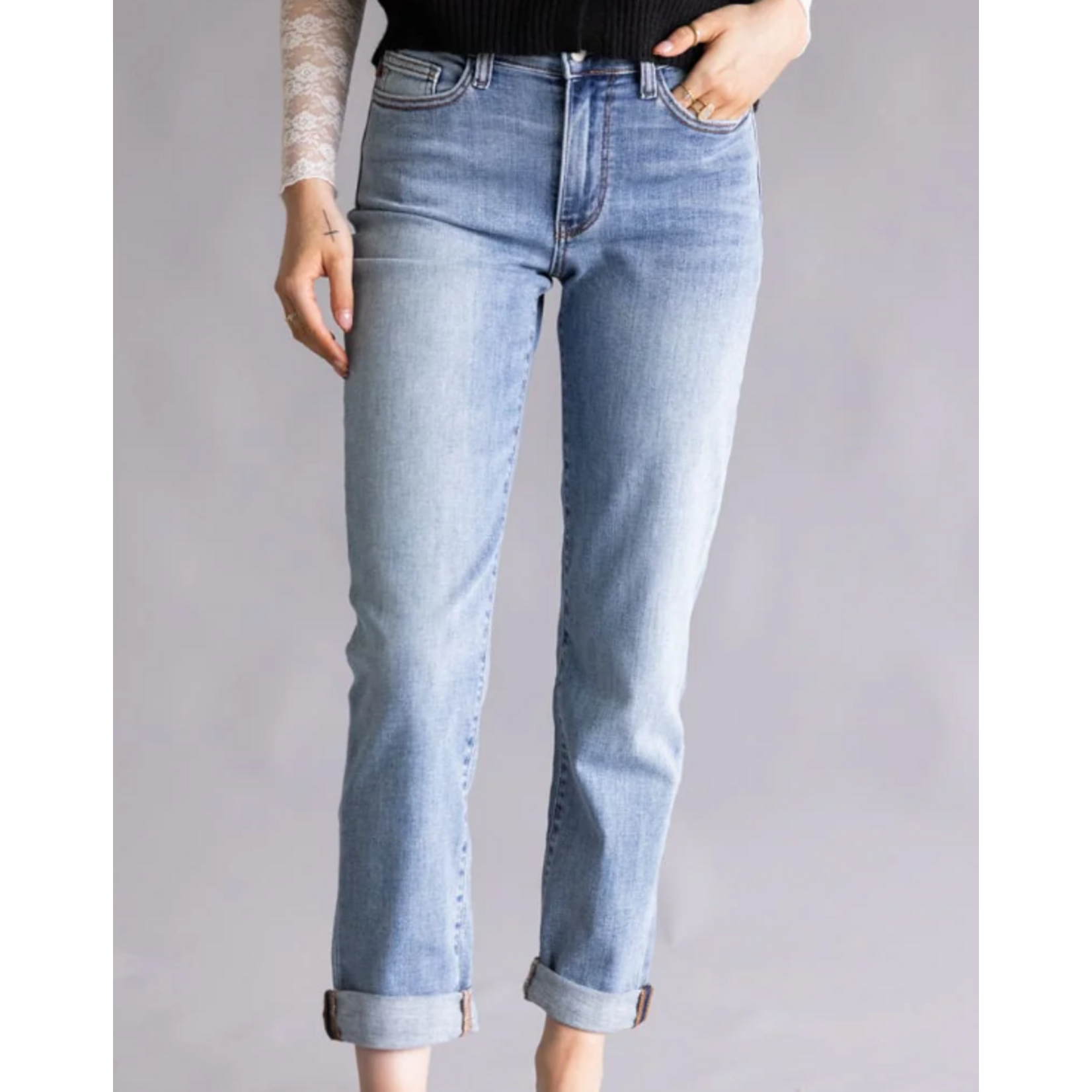 Judy Blue Judy Blue Mid Rise Boyfriend 82703