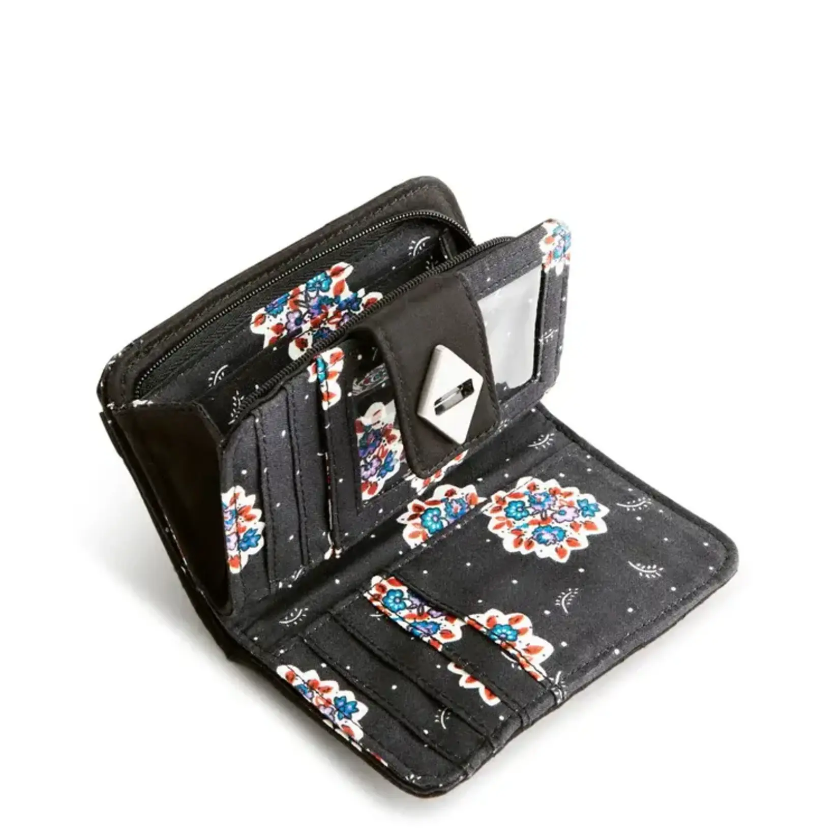 Vera Bradley Vera Bradley Small Turnlock Wallet Moonless Night