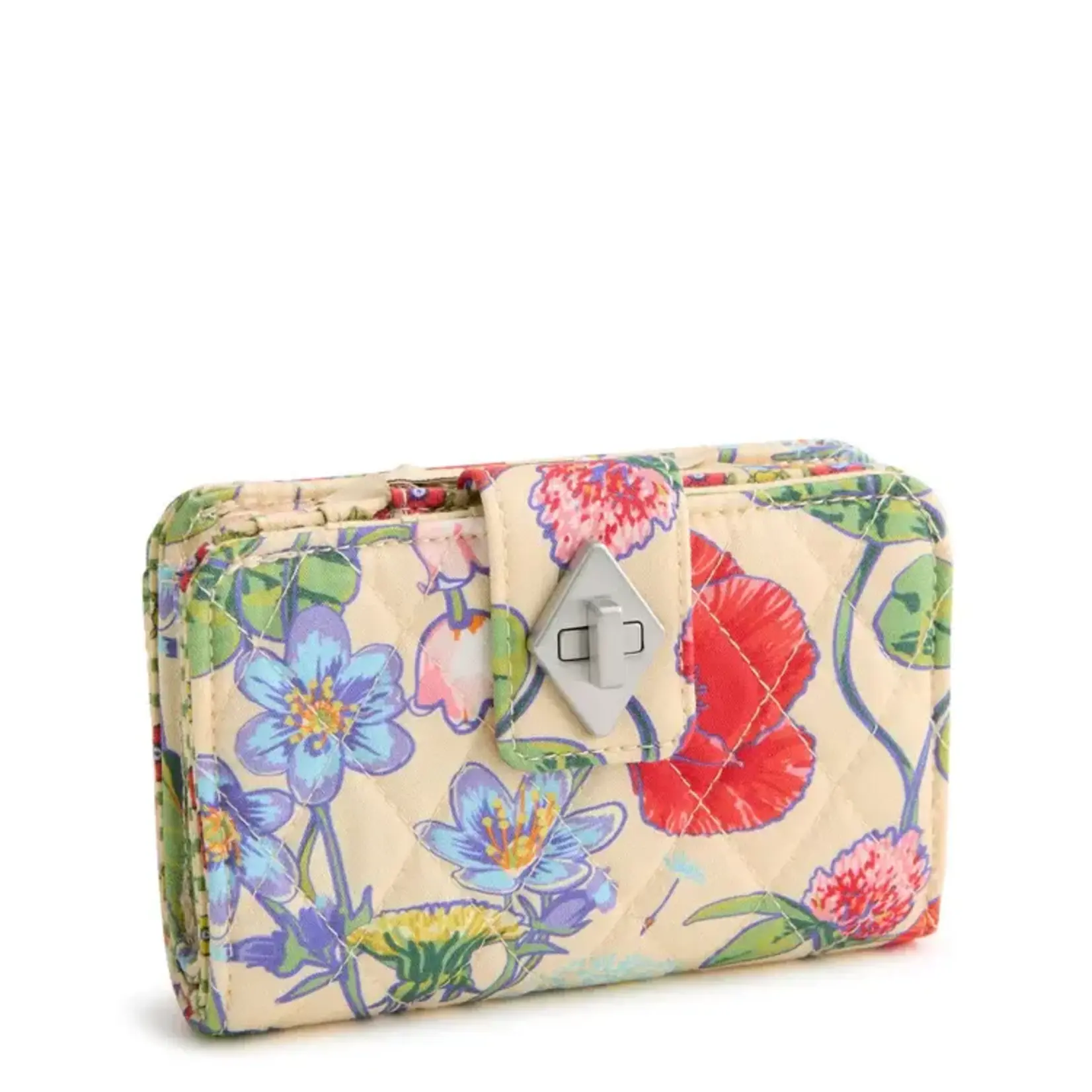 Vera Bradley Vera Bradley Small Turnlock Wallet All the Pretty Flowers