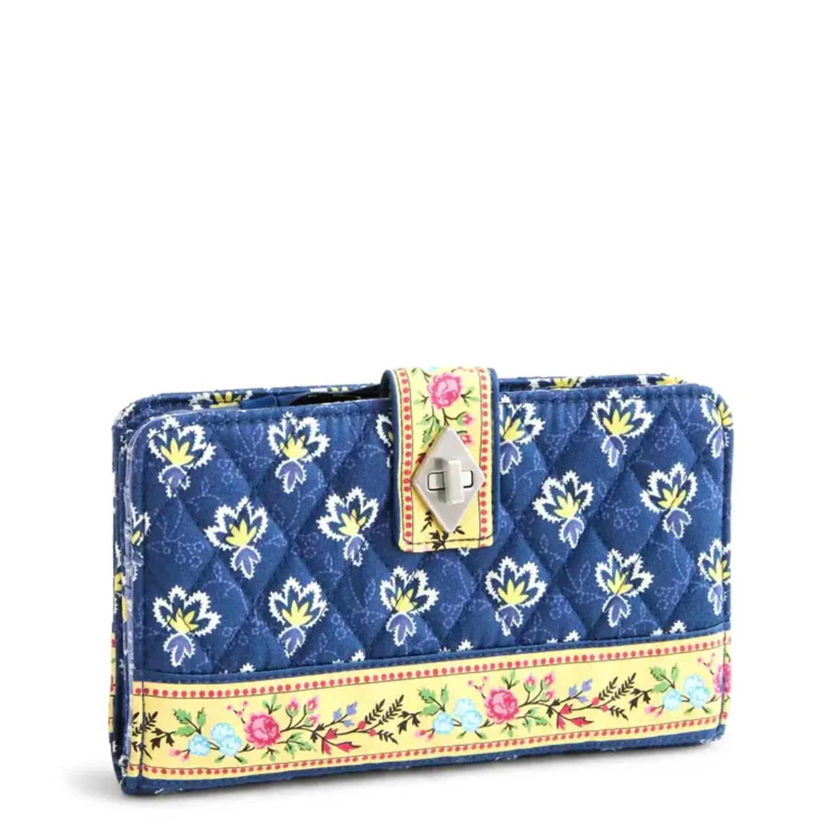 Vera Bradley Vera Bradley Turnlock Wallet Maison Blue