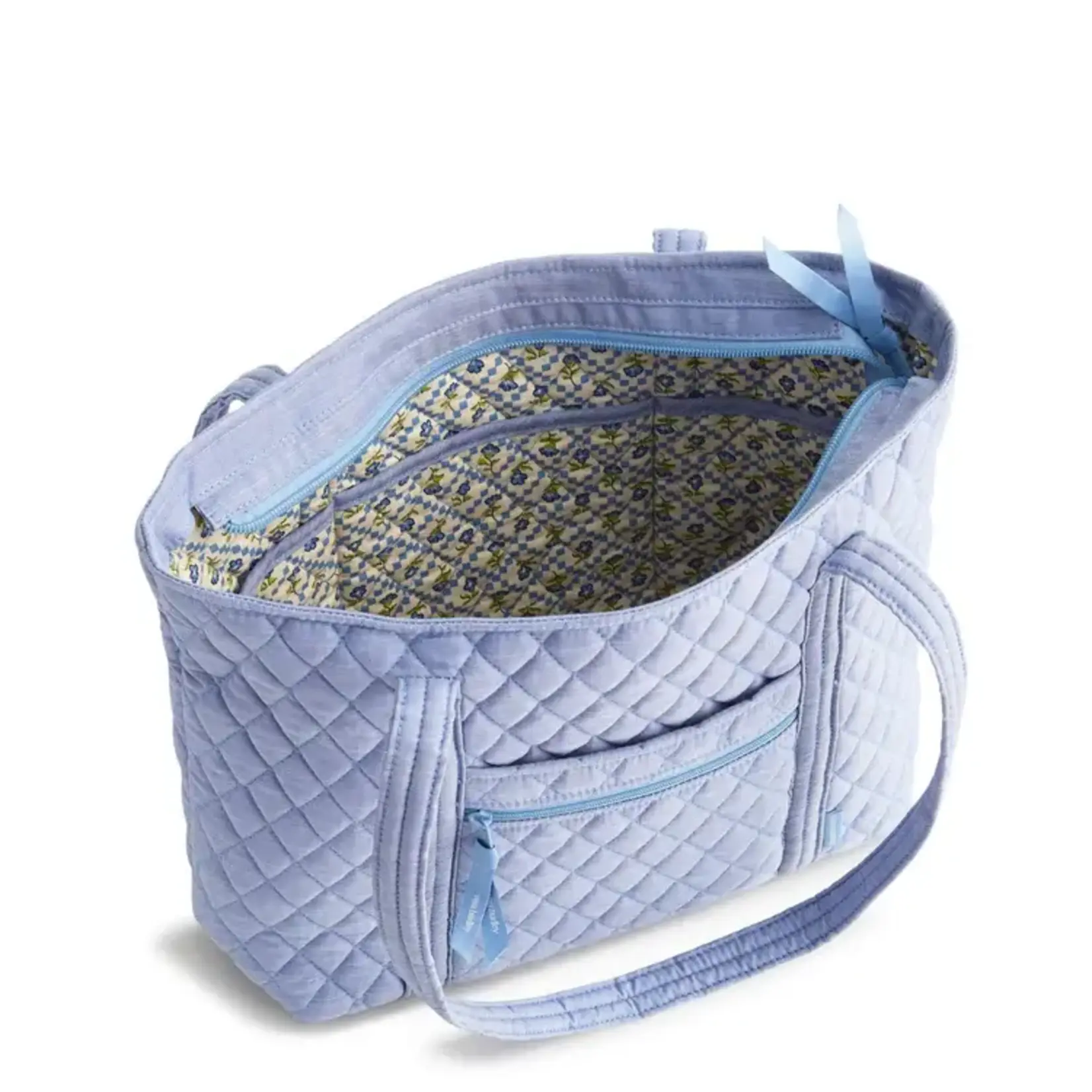 Vera Bradley Vera Bradley Small Original Vera Tote Blue Chambray