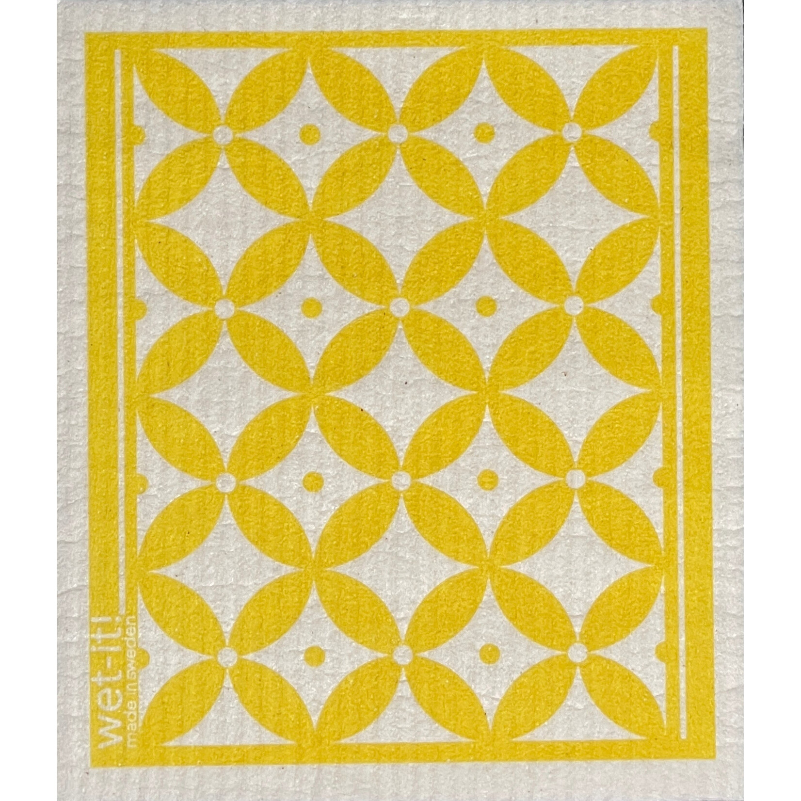 Swedish Treasures Wet It! Classic Yellow Swedish Dishcloth