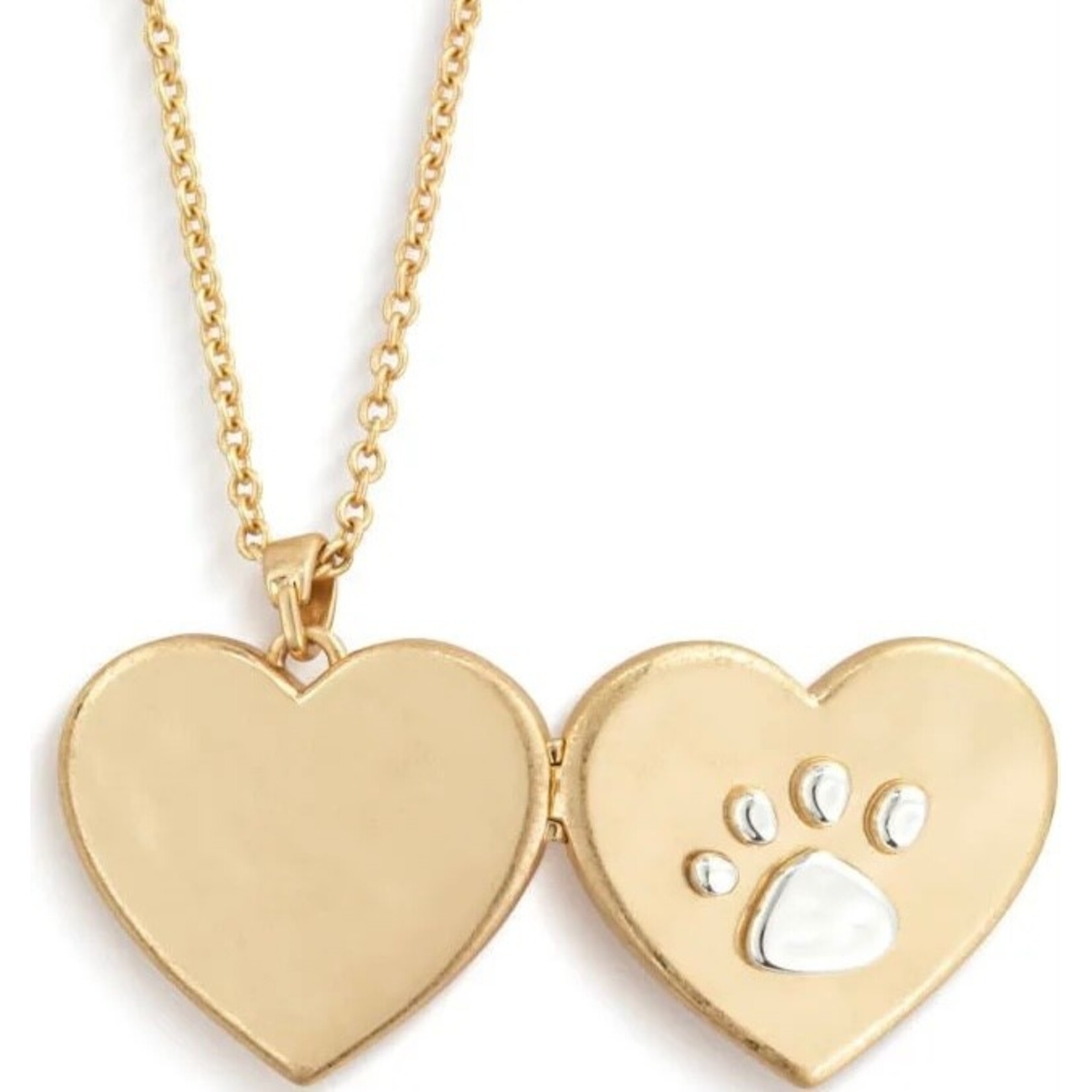 Demdaco Demdaco Paw Print Love You Locket Gold