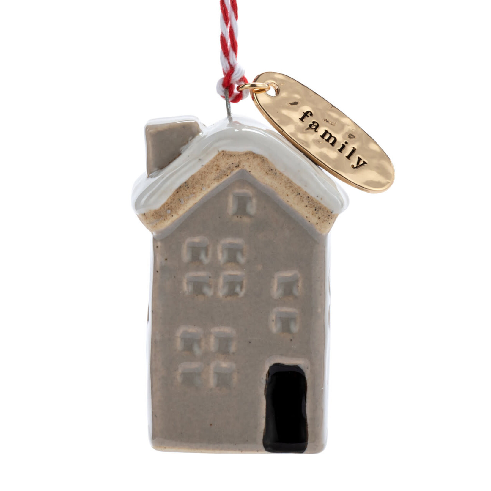 Demdaco House Family Ornament