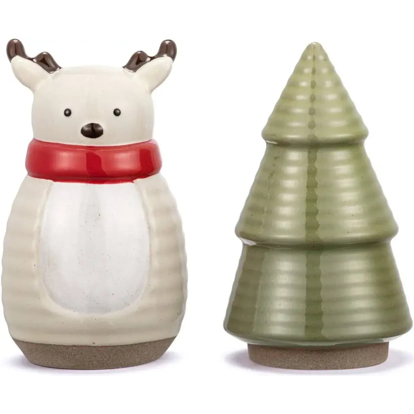 Demdaco Reindeer & Tree Salt & Pepper