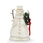 Demdaco Paper Pulp Snowman w/Wreath