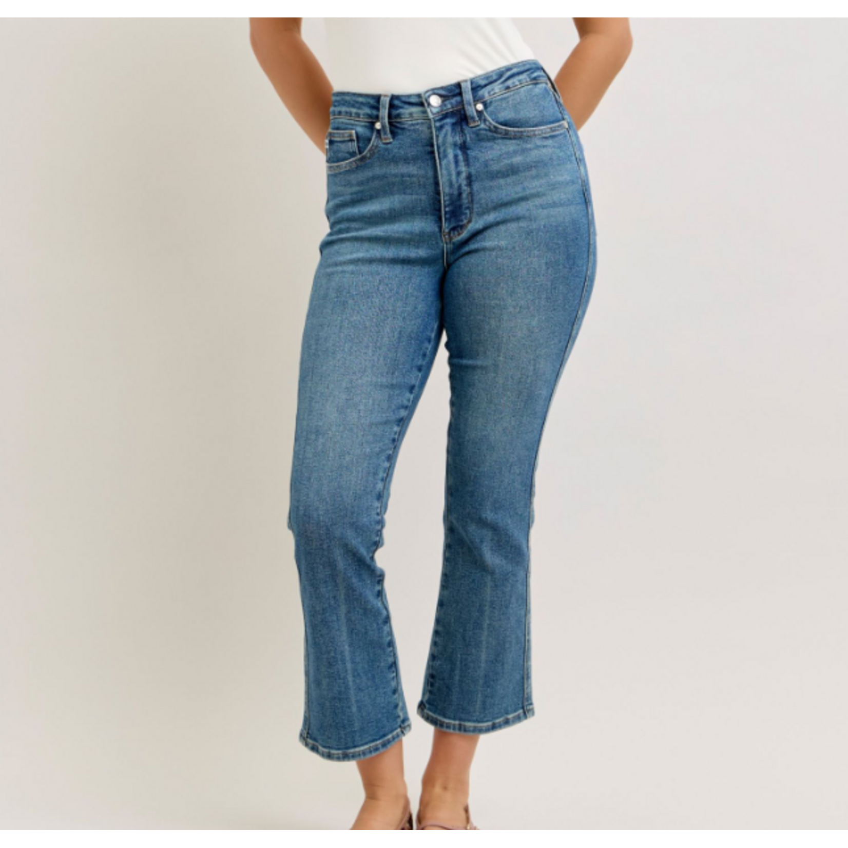 Judy Blue Judy Blue HW Tummy Control Kick Flare 881097