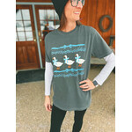 Kissed Apparel Vintage Blue Ribbon Goose Tee Pepper