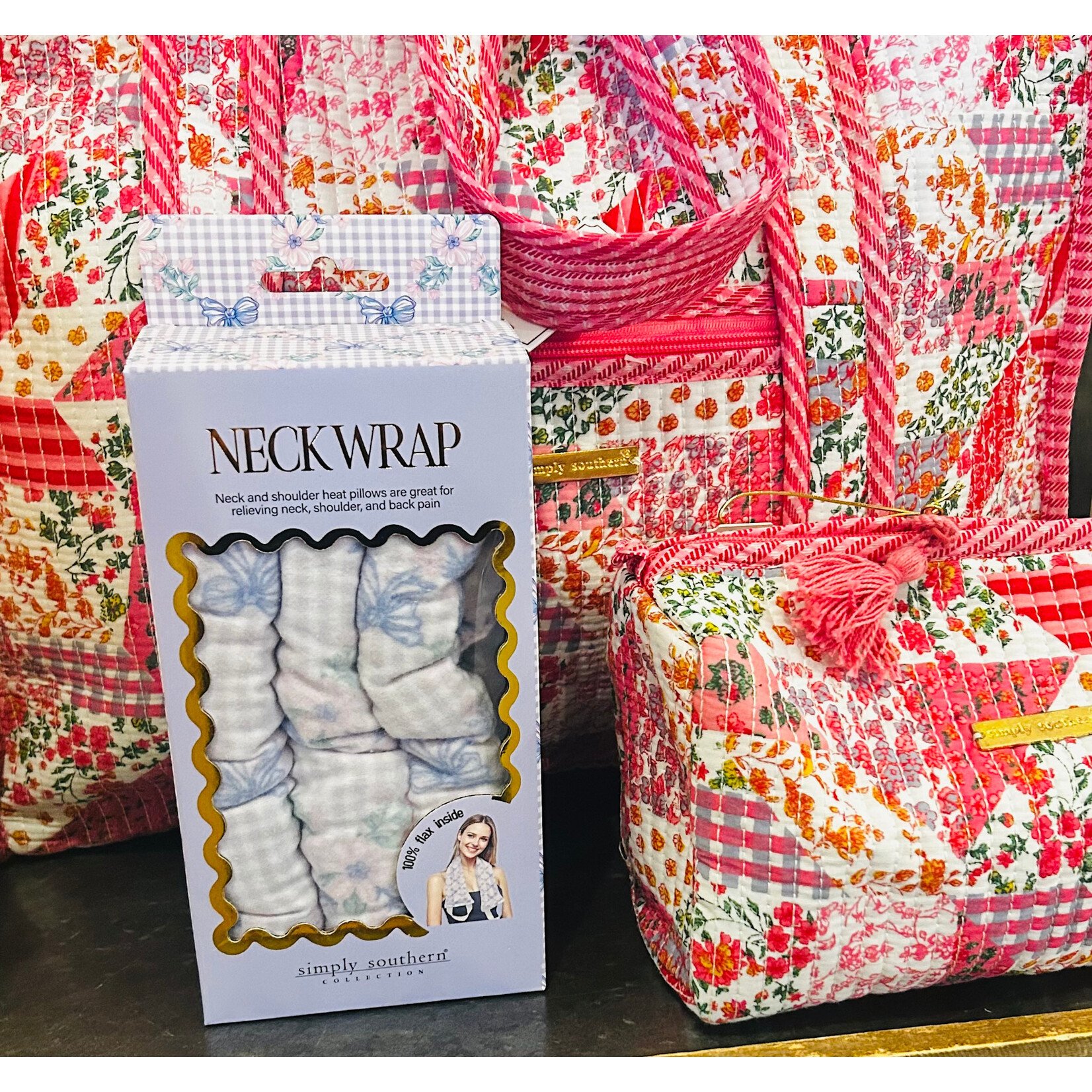 Simply Southern Simply Southern Weighted Neck Wrap Purple