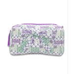Simply Southern Simply Southern Quilted Cosmetic Bag Bow Floral Patchwork