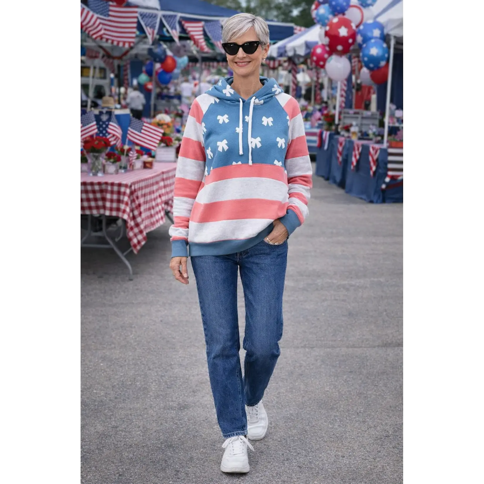 Simply Southern Simply Southern Crewneck Patch USA