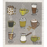 Swedish Treasures Wet It! Coffee Shop Swedish Dishcloth