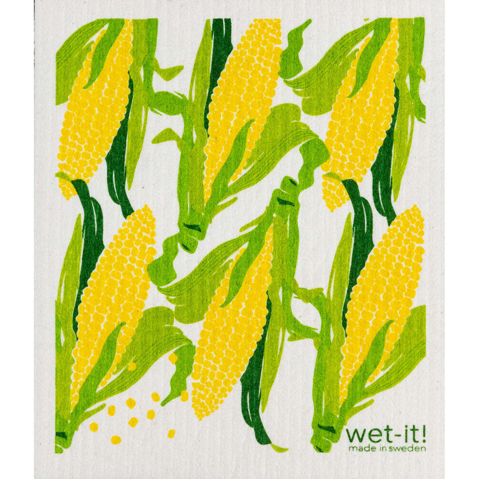 Swedish Treasures Wet It! Fresh Corn Swedish Dishcloth