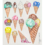 Swedish Treasures Wet It! Ice Cream Cones Swedish Dishcloth