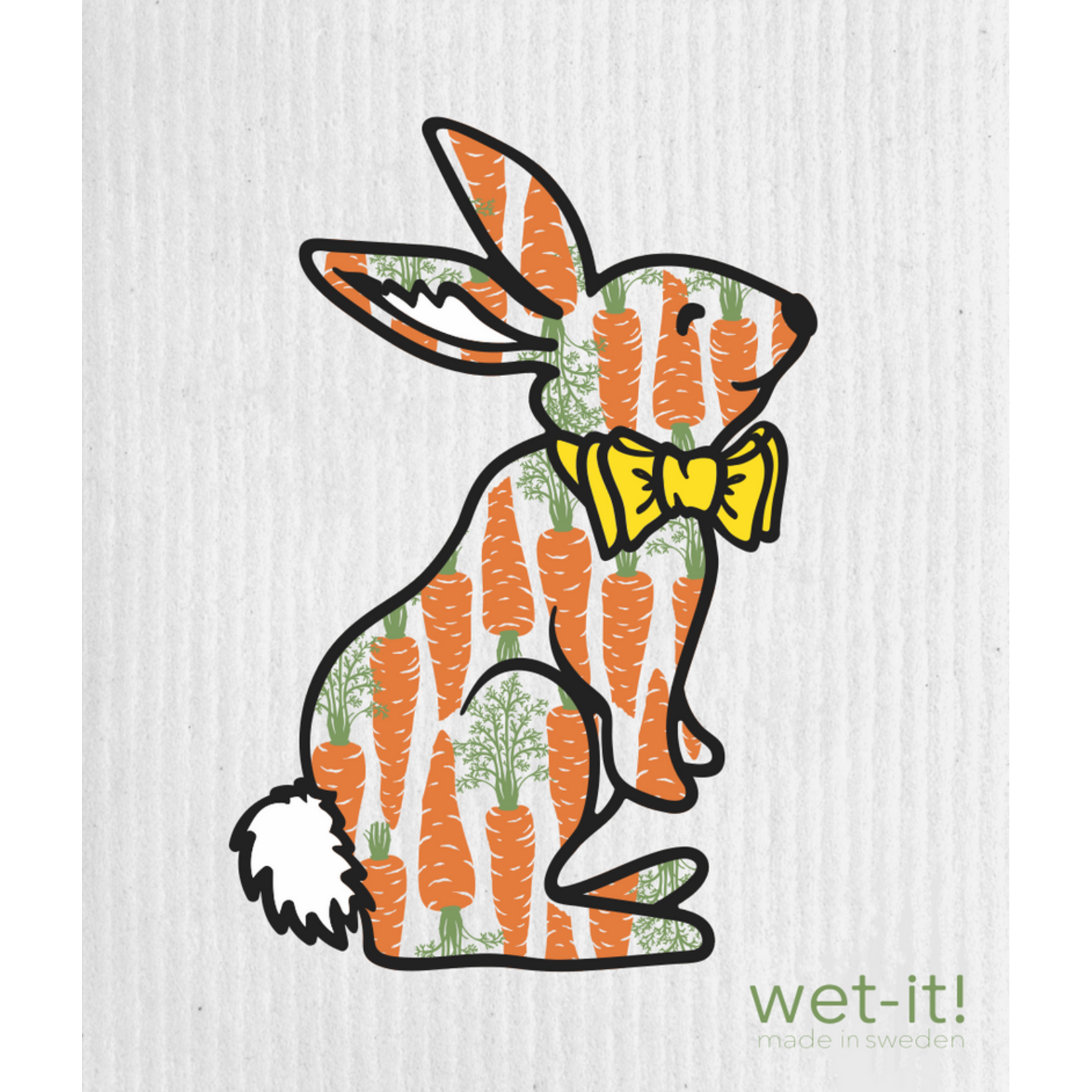 Swedish Treasures Wet It! Hungry Bunny Swedish Dishcloth
