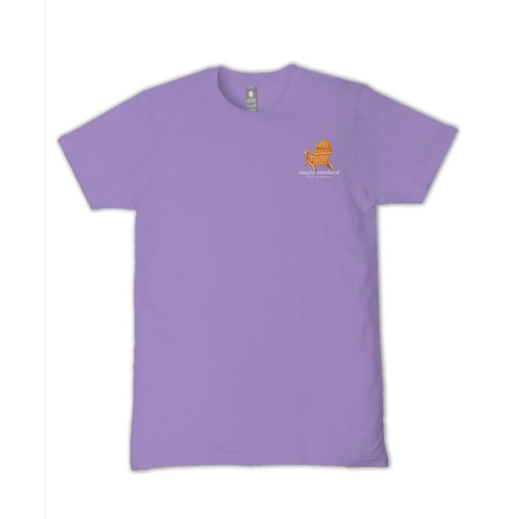 Simply Southern Simply Southern Short Sleeve Tee Goose Grape