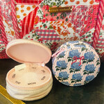 Simply Southern Simply Southern Pill Case Blue Floral & Stripes