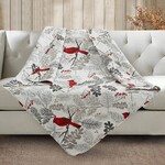 Duke Imports Cardinal’s Quilted Throw Blanket