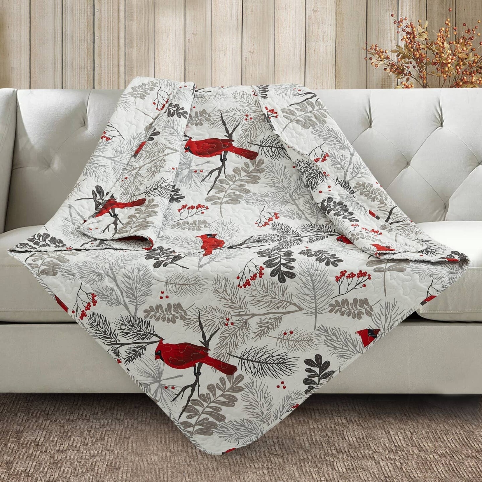 Duke Imports Cardinal’s Quilted Throw Blanket