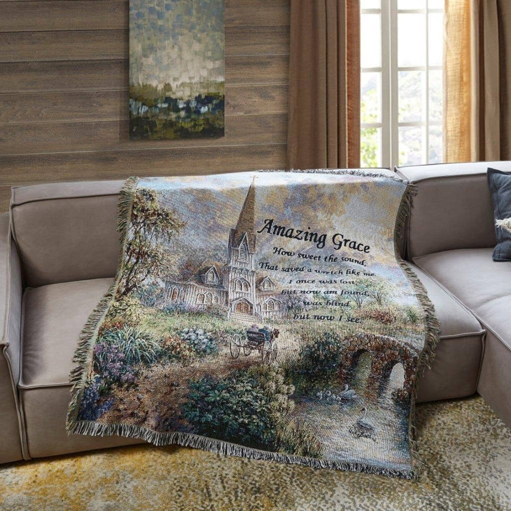 Duke Imports Amazing Grace Tapestry Throw