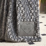 Duke Imports I Love You Mom Faux Fur Patch Throw