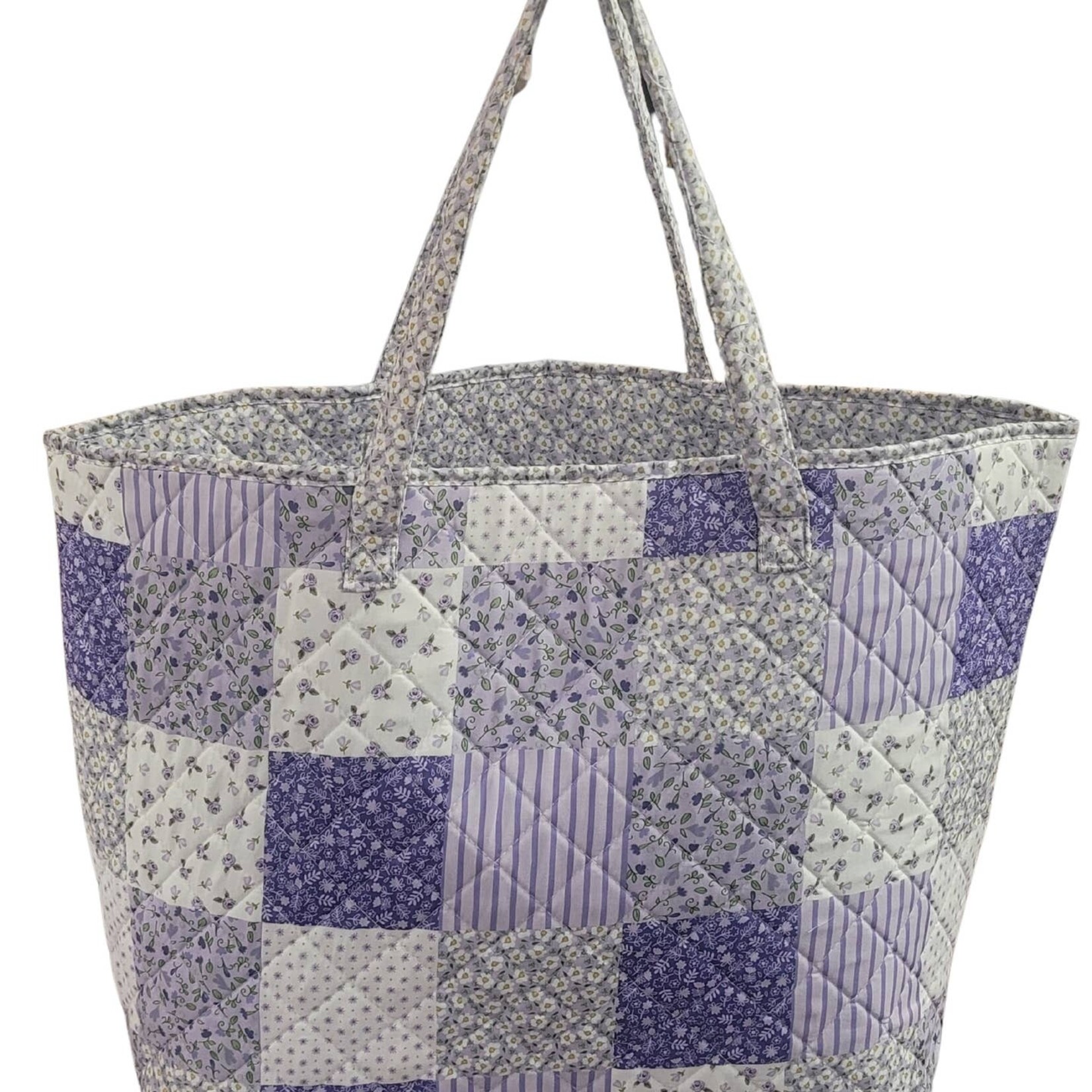 Duke Imports Quilted Tote Bag Violet Dreams