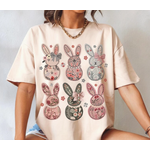 Southern Backroad Tees Southern Backroad Tees Couqette Easter Bunny Shirt Ivory