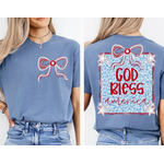 Southern Backroad Tees Southern Backroad Tees God Bless America Tee Blue