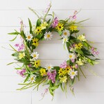 Audrey’s Yellow Daisy Spring Mix Wreath