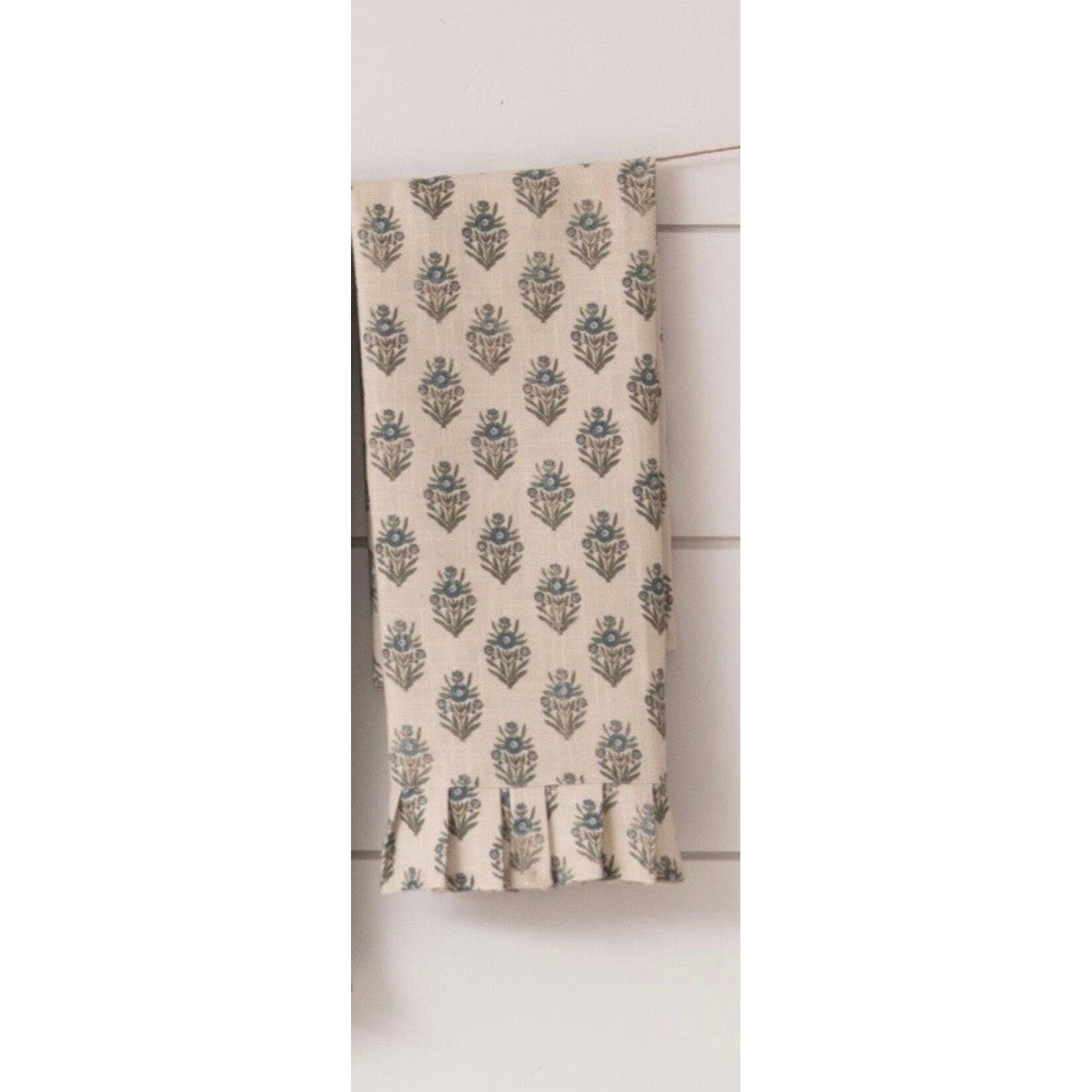 Audrey’s Blue Floral Print Towel Style 2