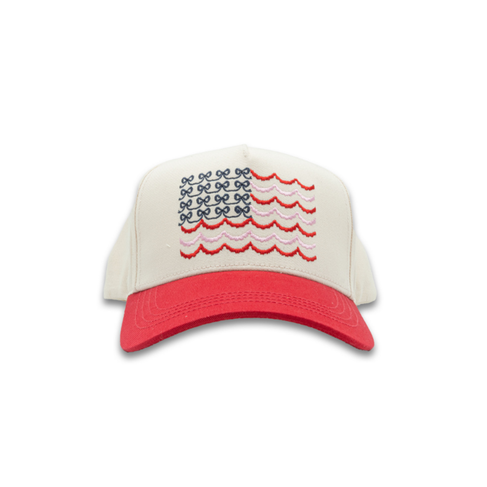 Simply Southern Simply Southern Ball Cap Flag Bows