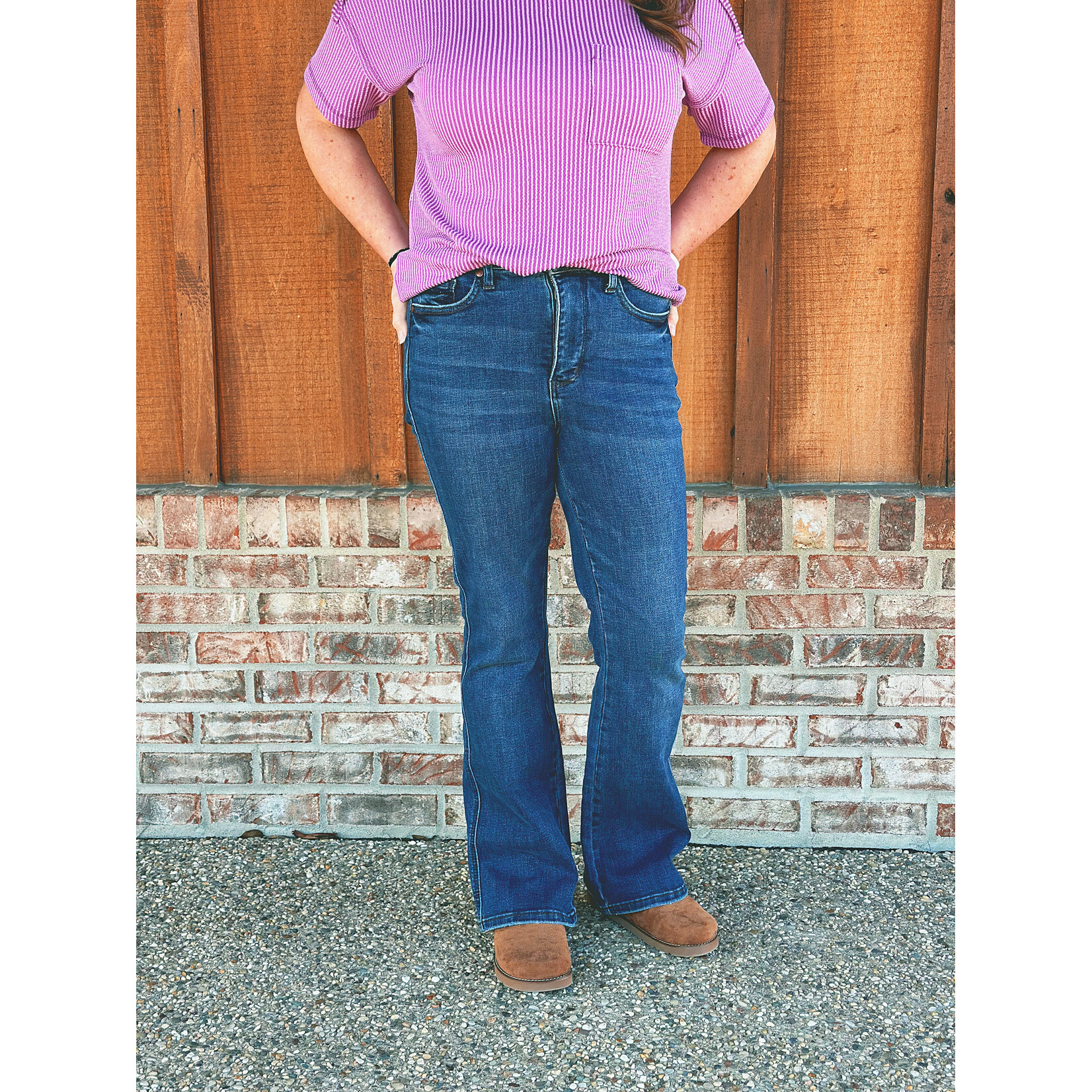 Judy Blue Judy Blue HW TC Bootcut Short Inseam 881062