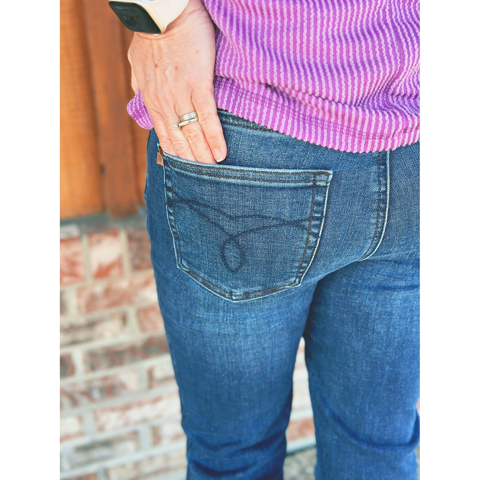 Judy Blue Judy Blue HW TC Bootcut Short Inseam 881062