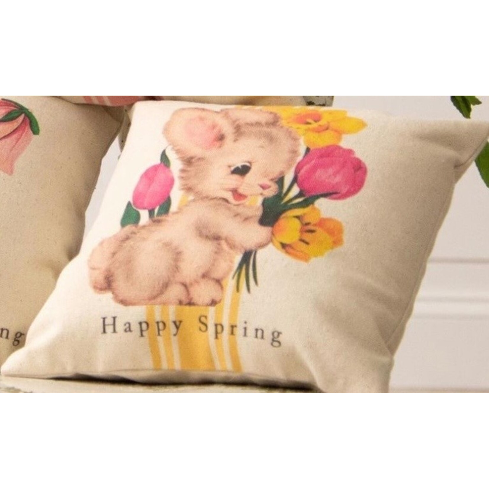 Audrey’s Vintage Bunny Pillow