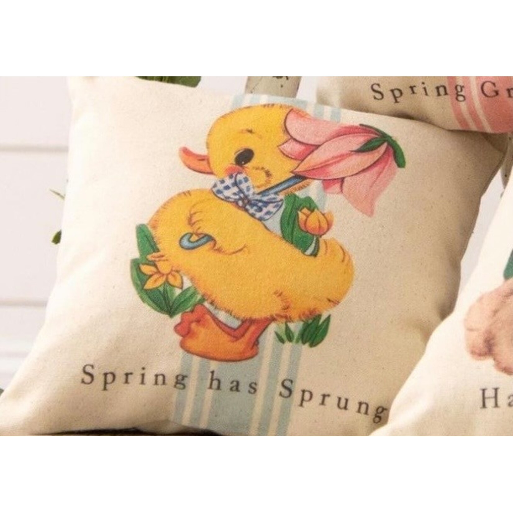 Audrey’s Vintage Duckling Pillow