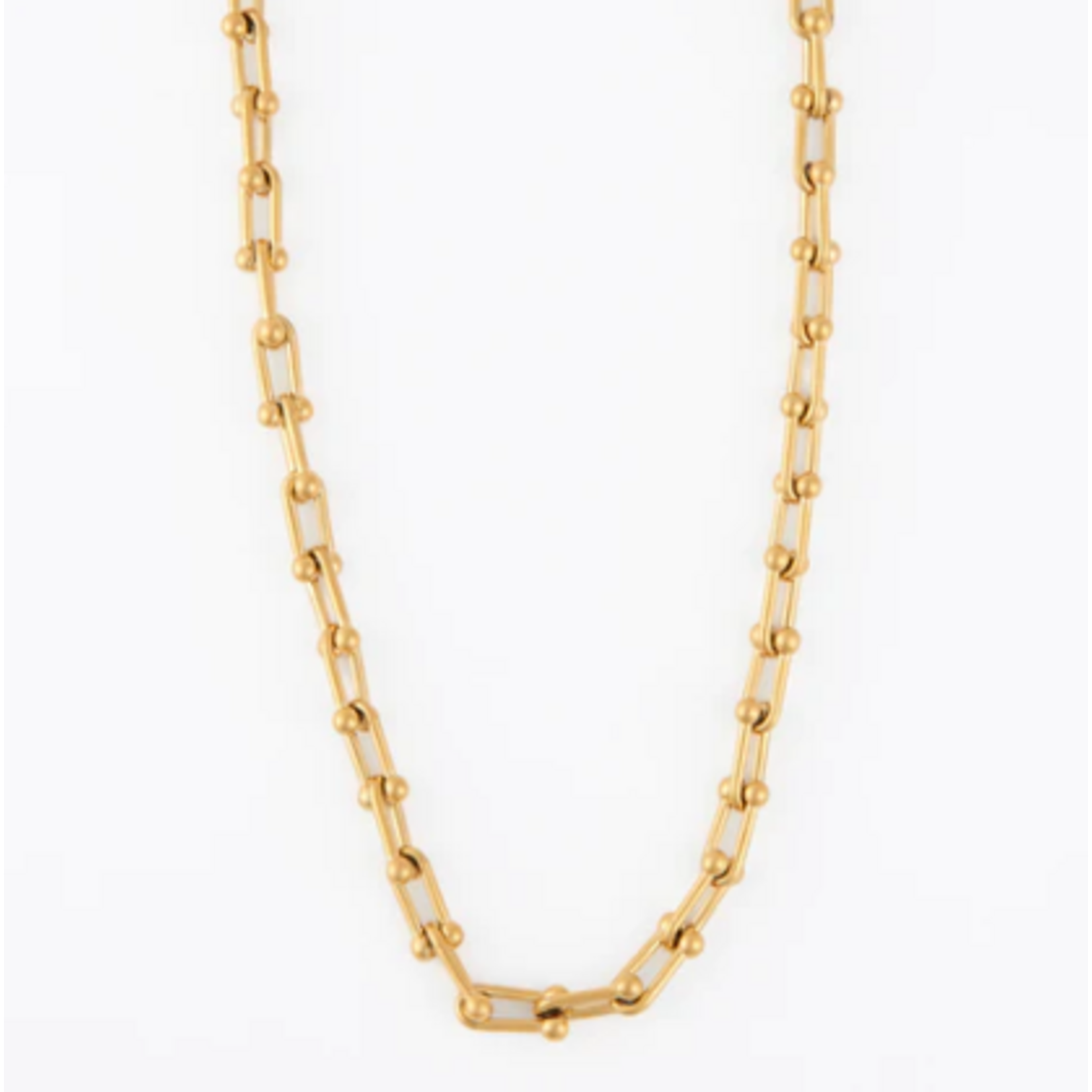 Howards Howard's Narelle Waterproof Chunky U-Link Chain Necklace Gold