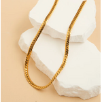 Howards Howard's Narelle Waterproof Herringbone Chain Necklace Gold