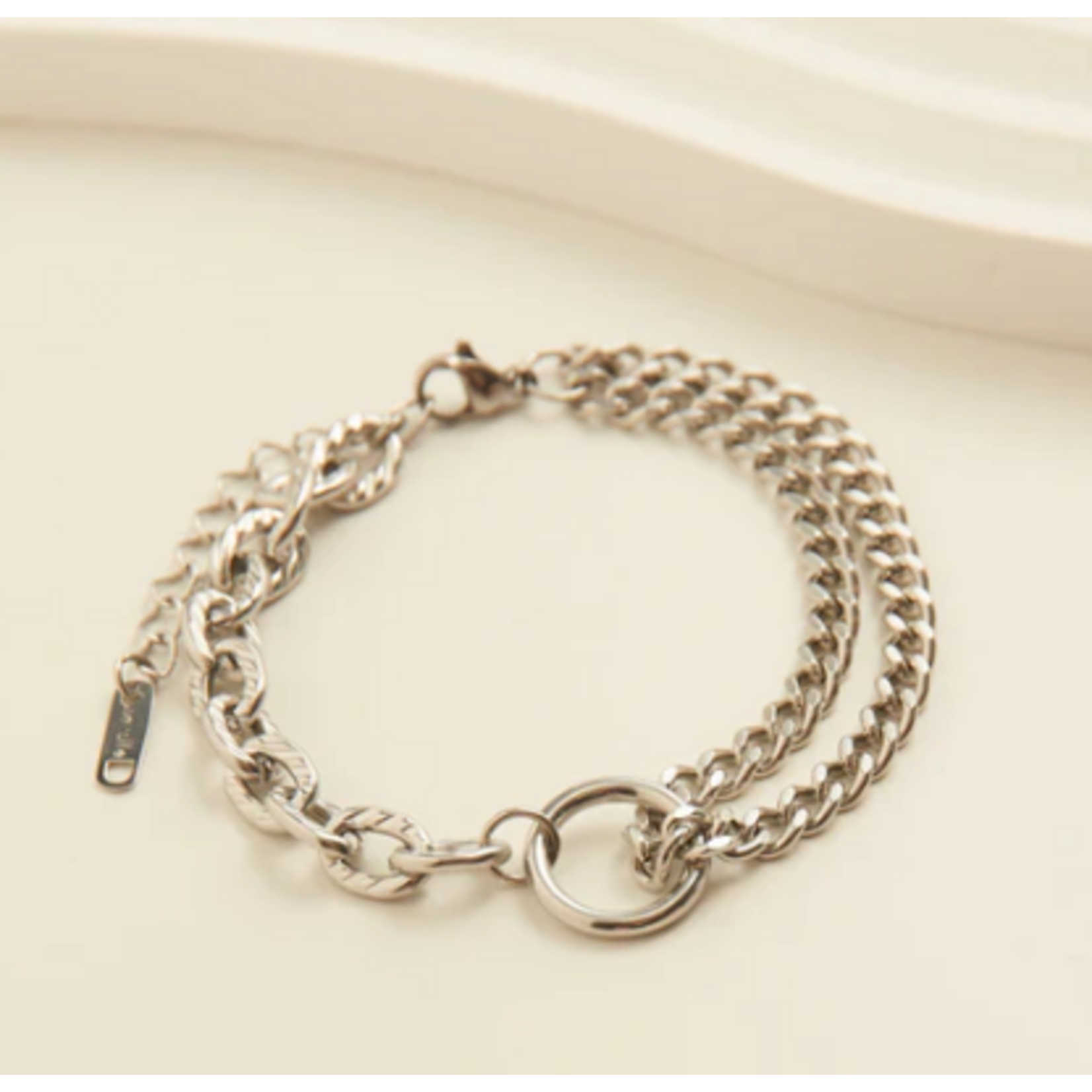 Howards Howard's Narelle Waterproof Multi Chain Bracelet Silver