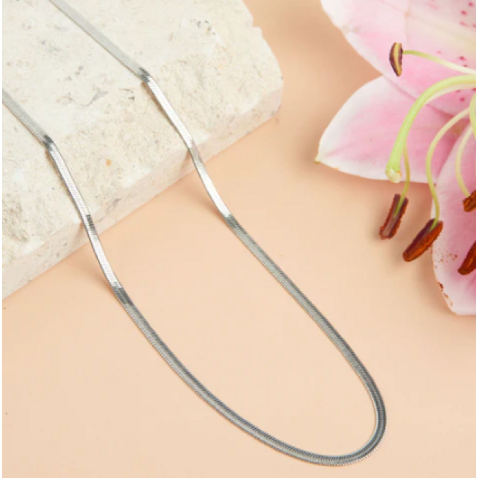 Howards Howard's Narelle Waterproof Snake Chain Necklace Silver