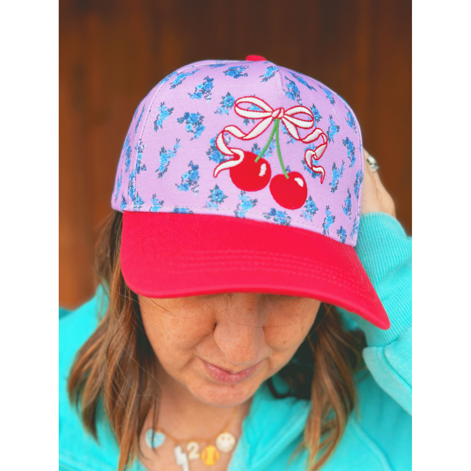 Simply Southern Simply Southern Ball Cap Cherry