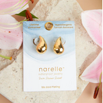 Howards Howard's Narelle Waterproof Tear Drop Earrings Gold