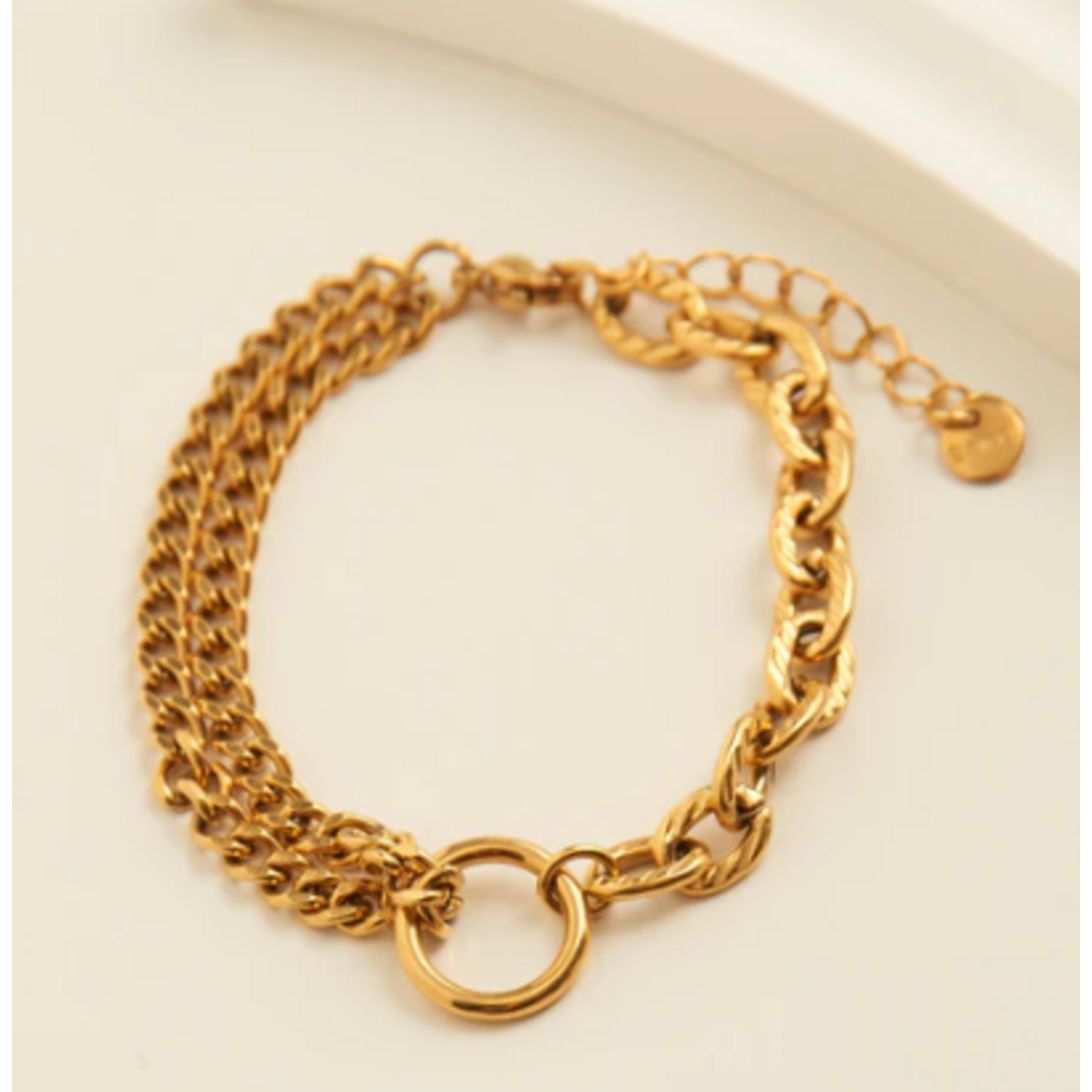 Howards Howard's Narelle Waterproof Multi Chain Bracelet Gold