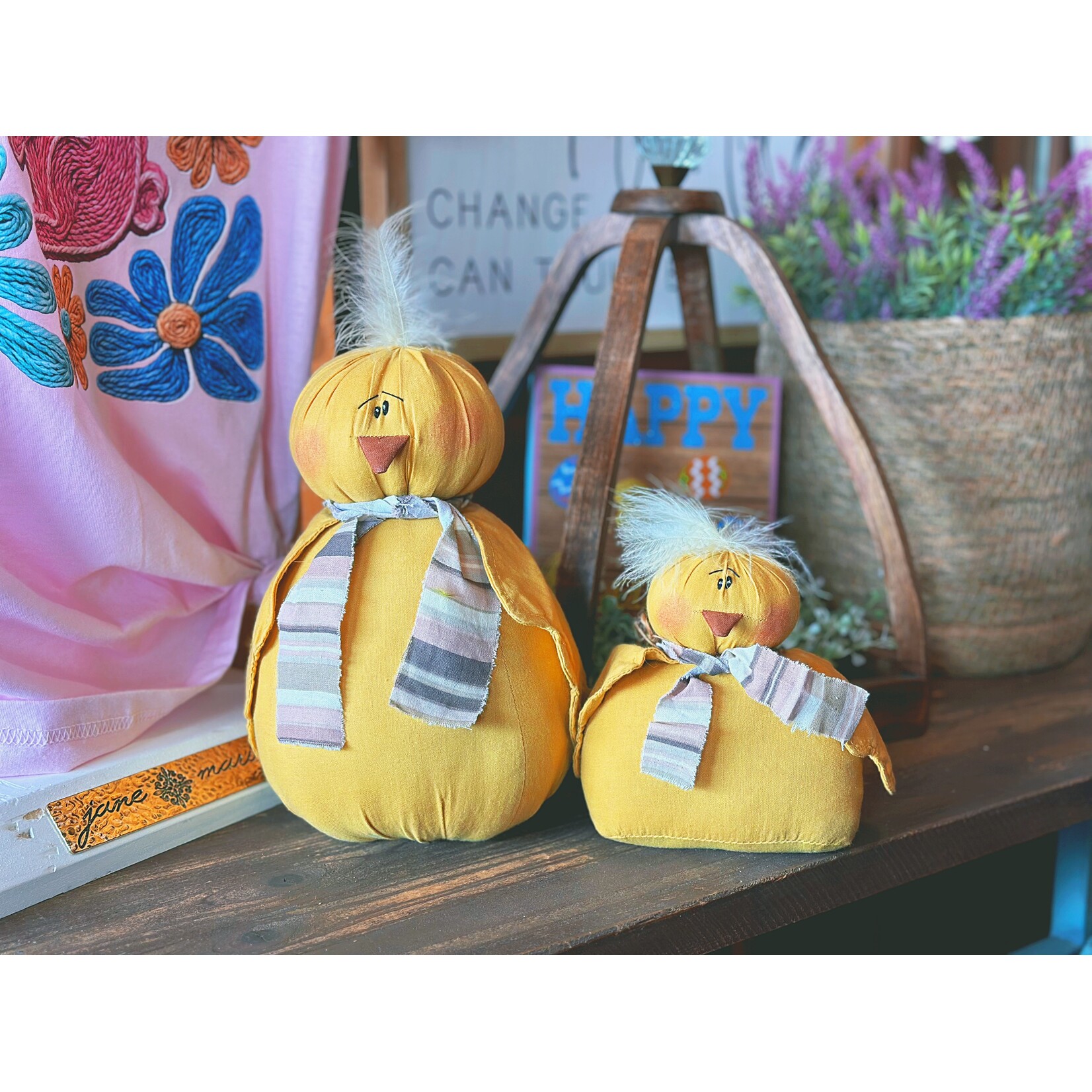 Honey & Me Honey & Me Primitive Stuffed Chick