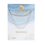 Howards Howard's Narelle Waterproof Double Row Pearl and Chain Anklet Gold